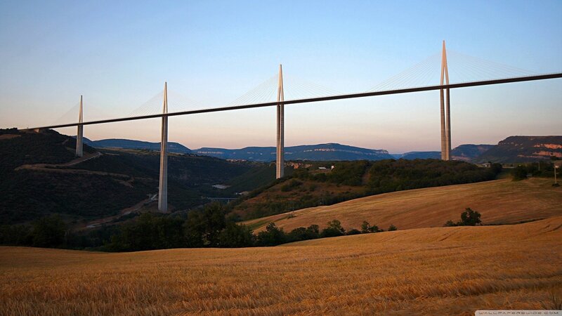 Millau Viaduct Bridge — Gold
