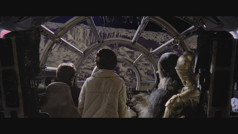 Millennium Falcon cockpit view