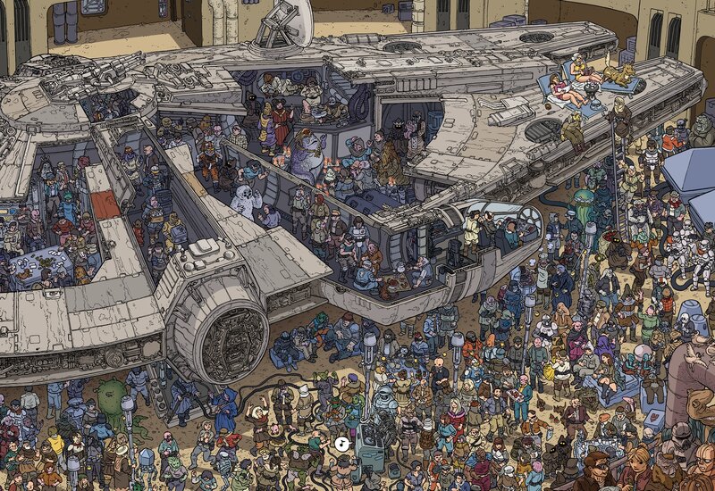 Millennium Falcon Crowd