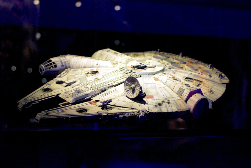 Millennium Falcon Model — White