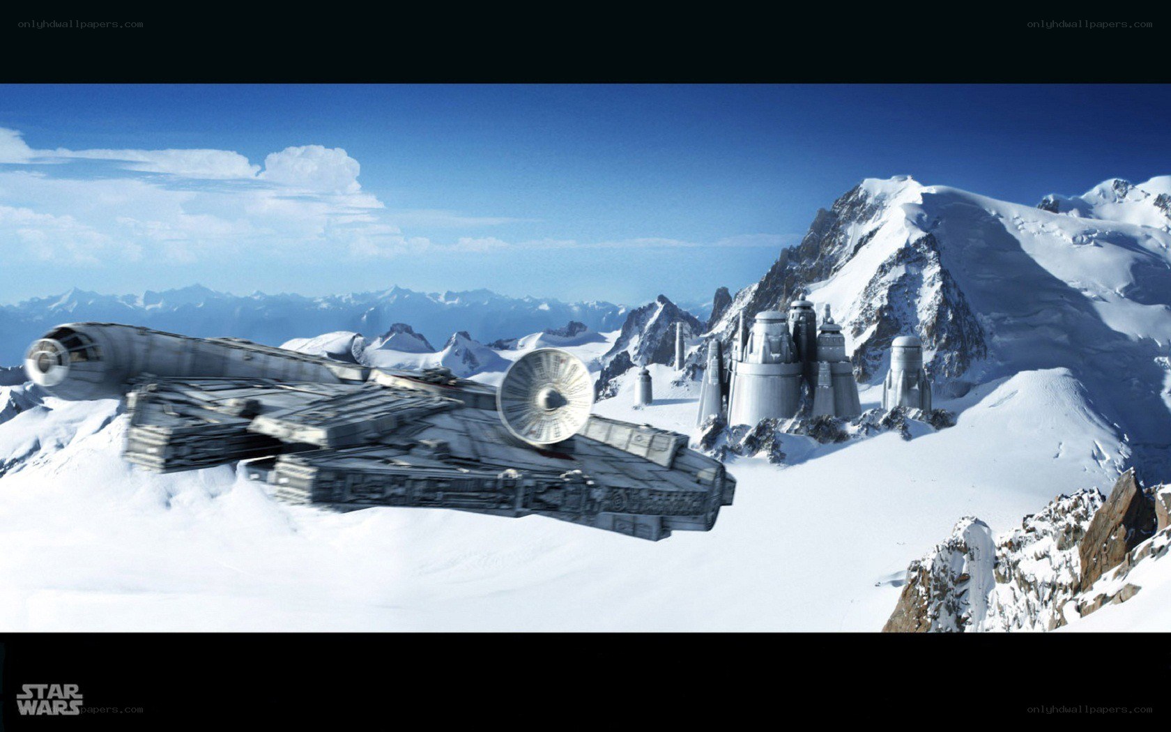 Millennium Falcon on Hoth