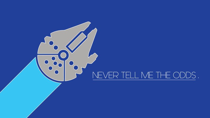 Millennium Falcon Ship — Blue, Confident