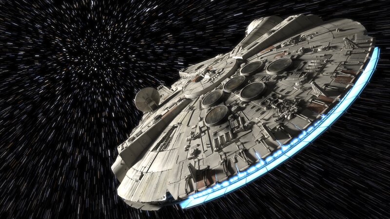 Millennium Falcon Ship — Gray, Dynamic