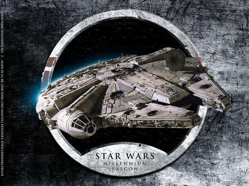Millennium Falcon Spacecraft — Gray