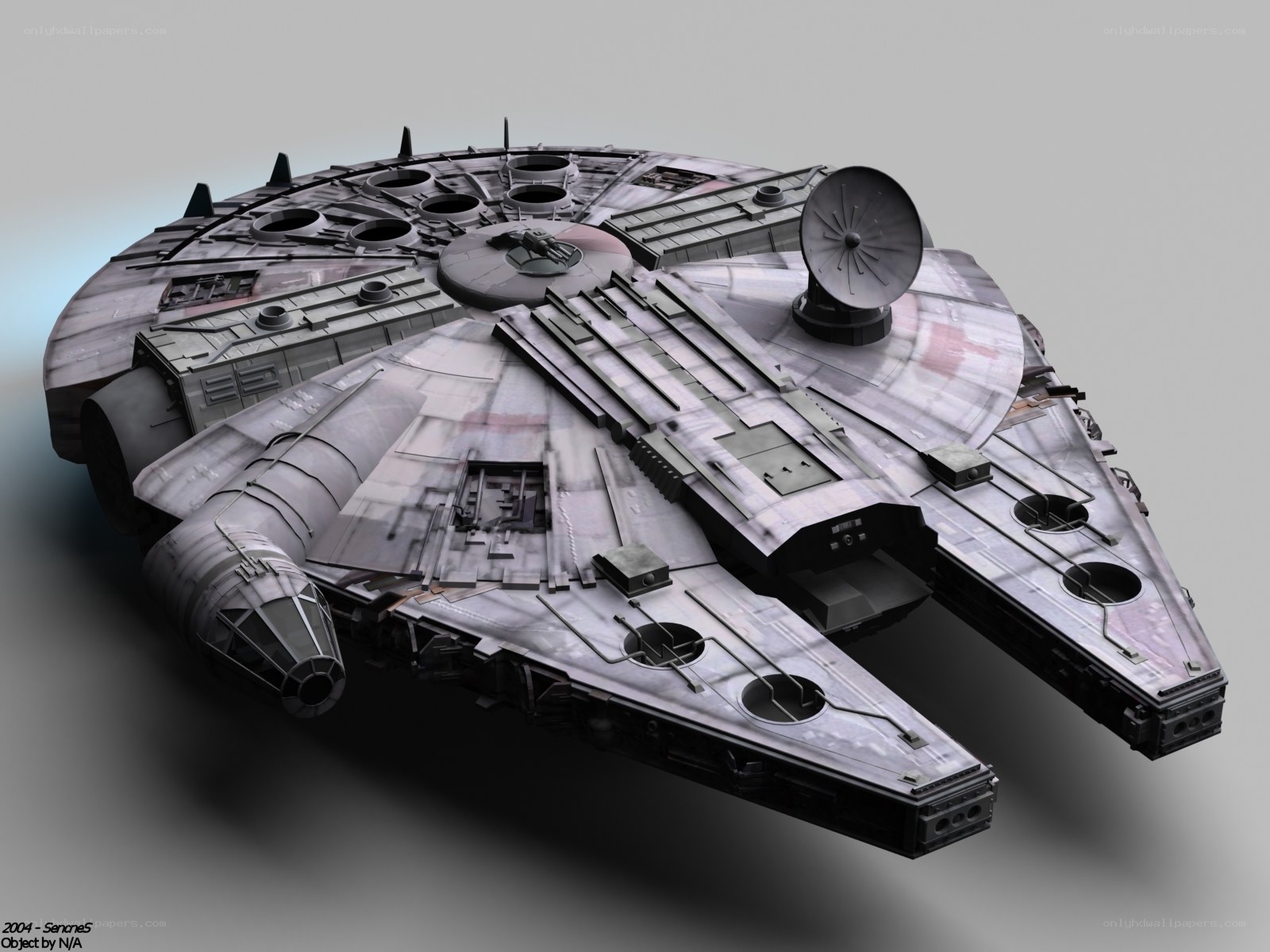 Millennium Falcon spacecraft
