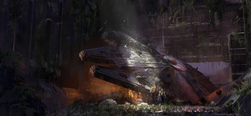 Millennium Falcon Wreckage