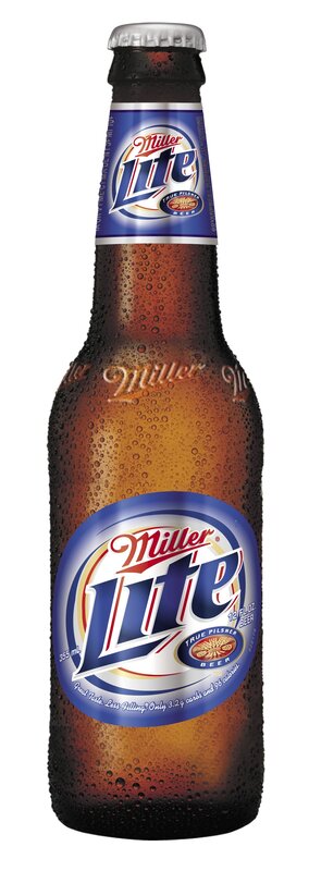 Miller Lite beer bottle