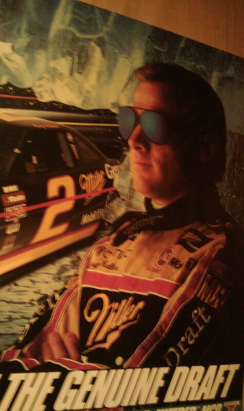 Miller Lite racing poster