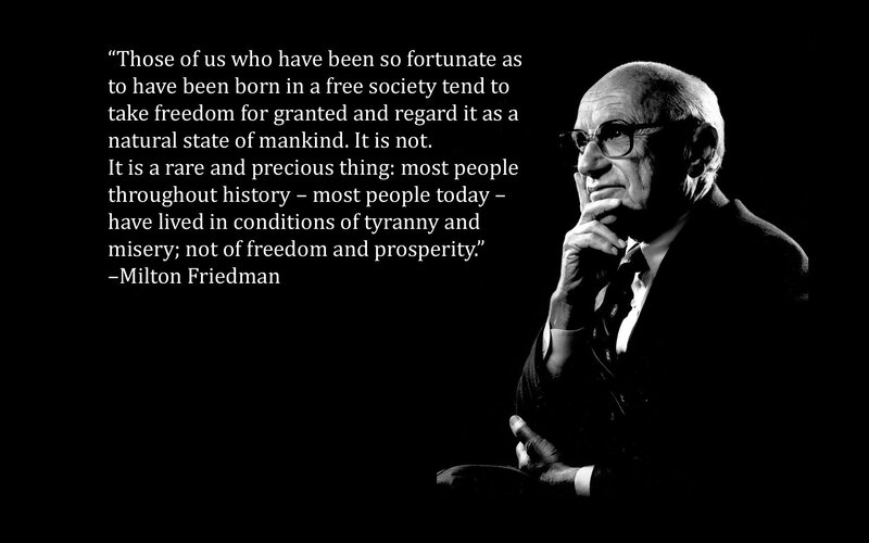 Milton Friedman Portrait