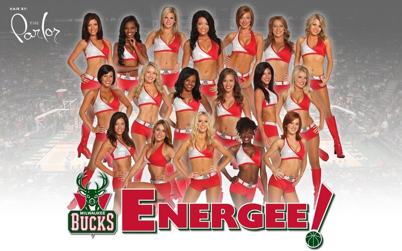 Milwaukee Bucks Energee team