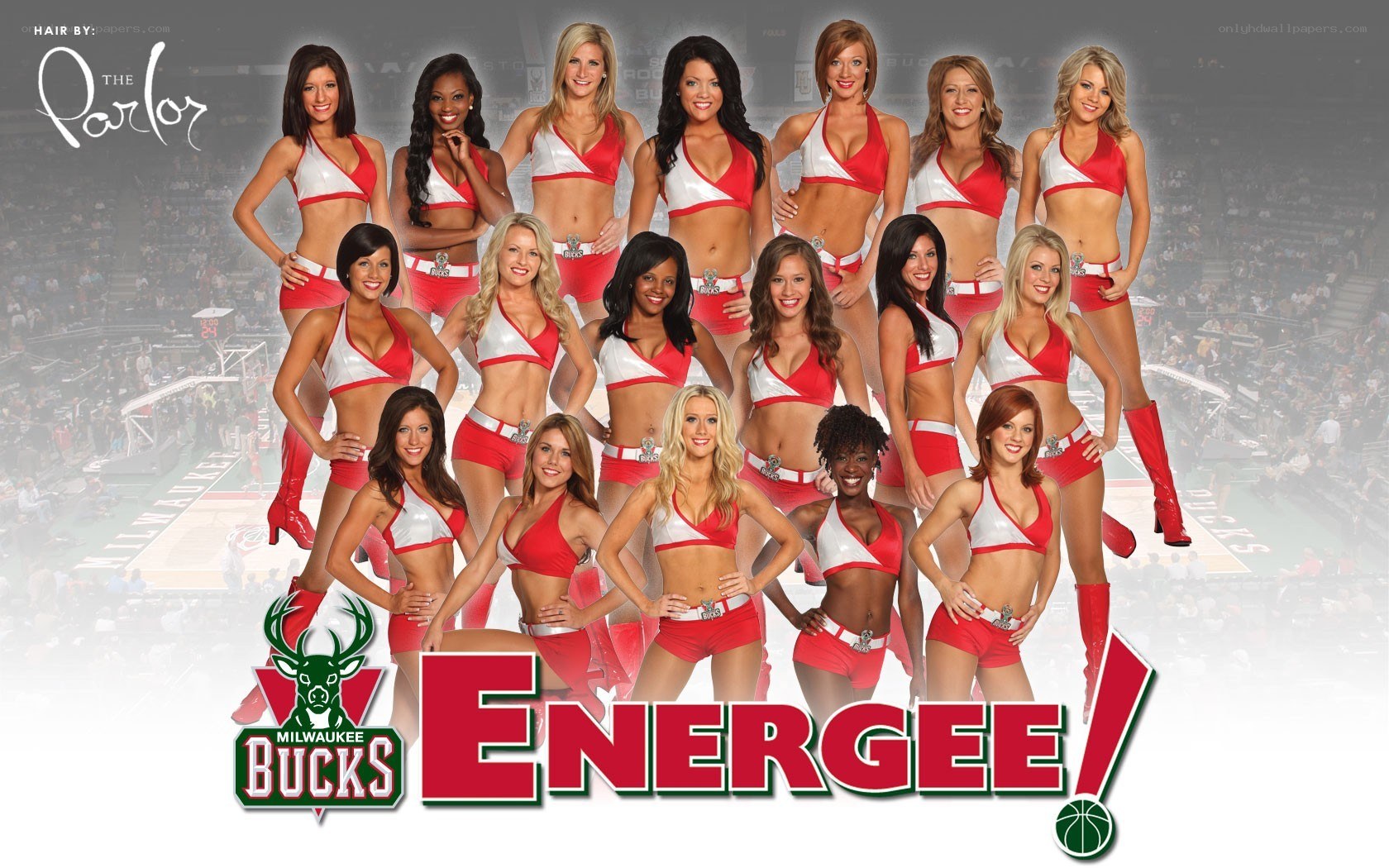 Milwaukee Bucks Energee team