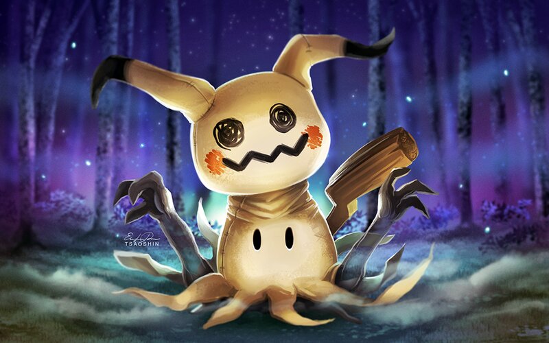 Mimikyu in Forest