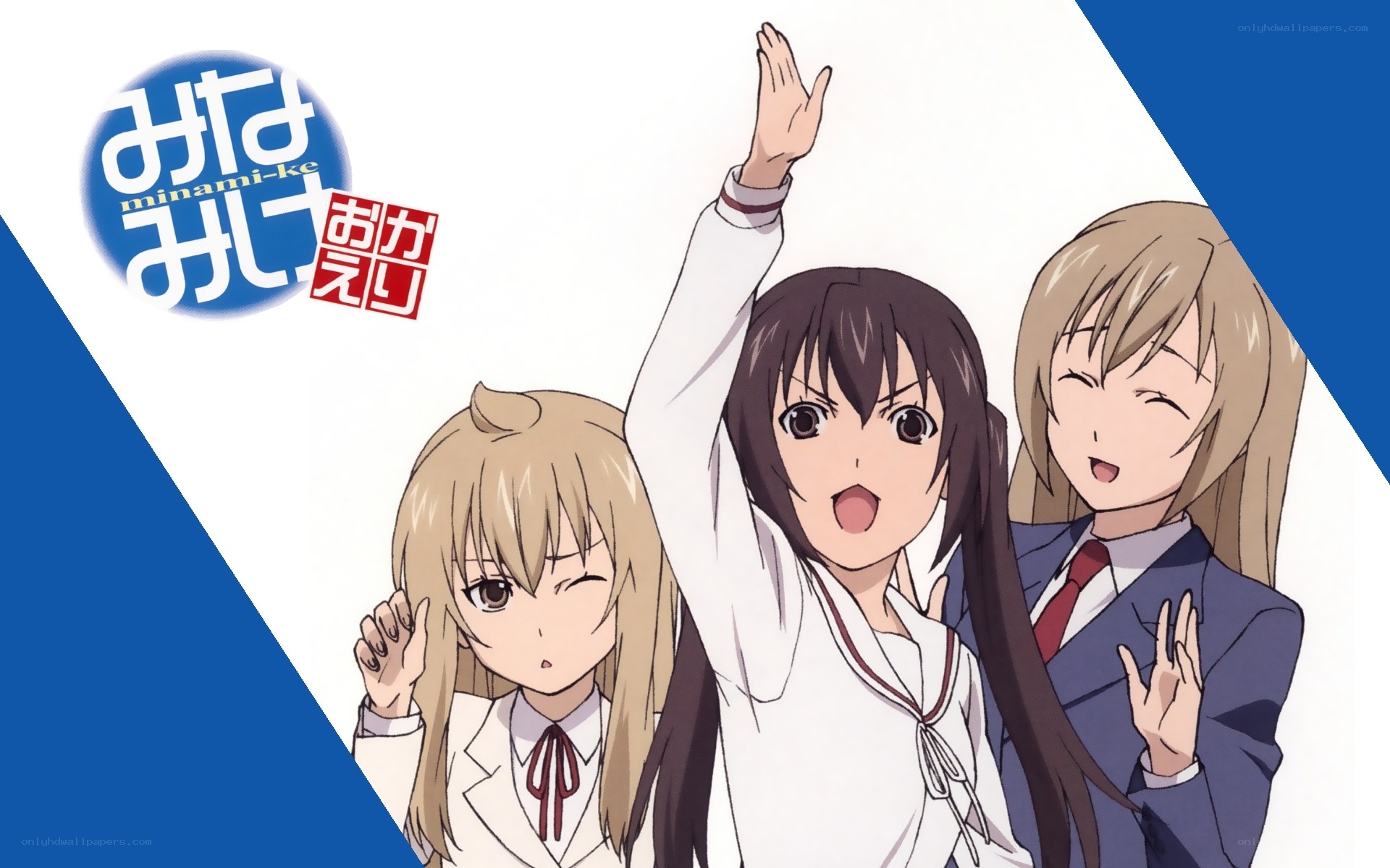 Minami-ke anime characters