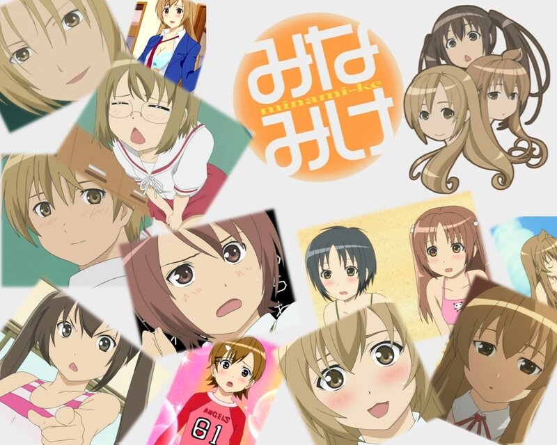 Minami-ke anime collage