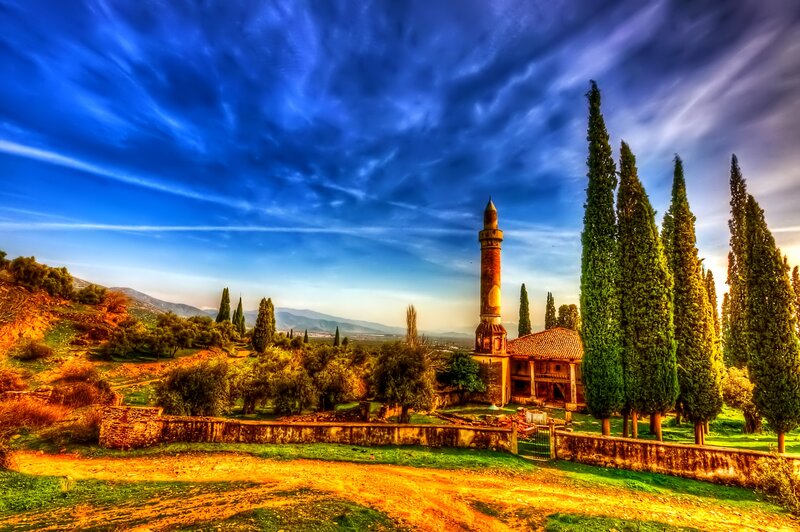Minaret in Landscape
