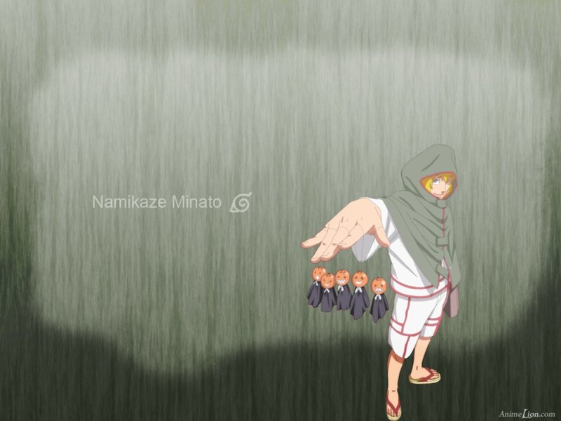 Minato Namikaze with shadow clones
