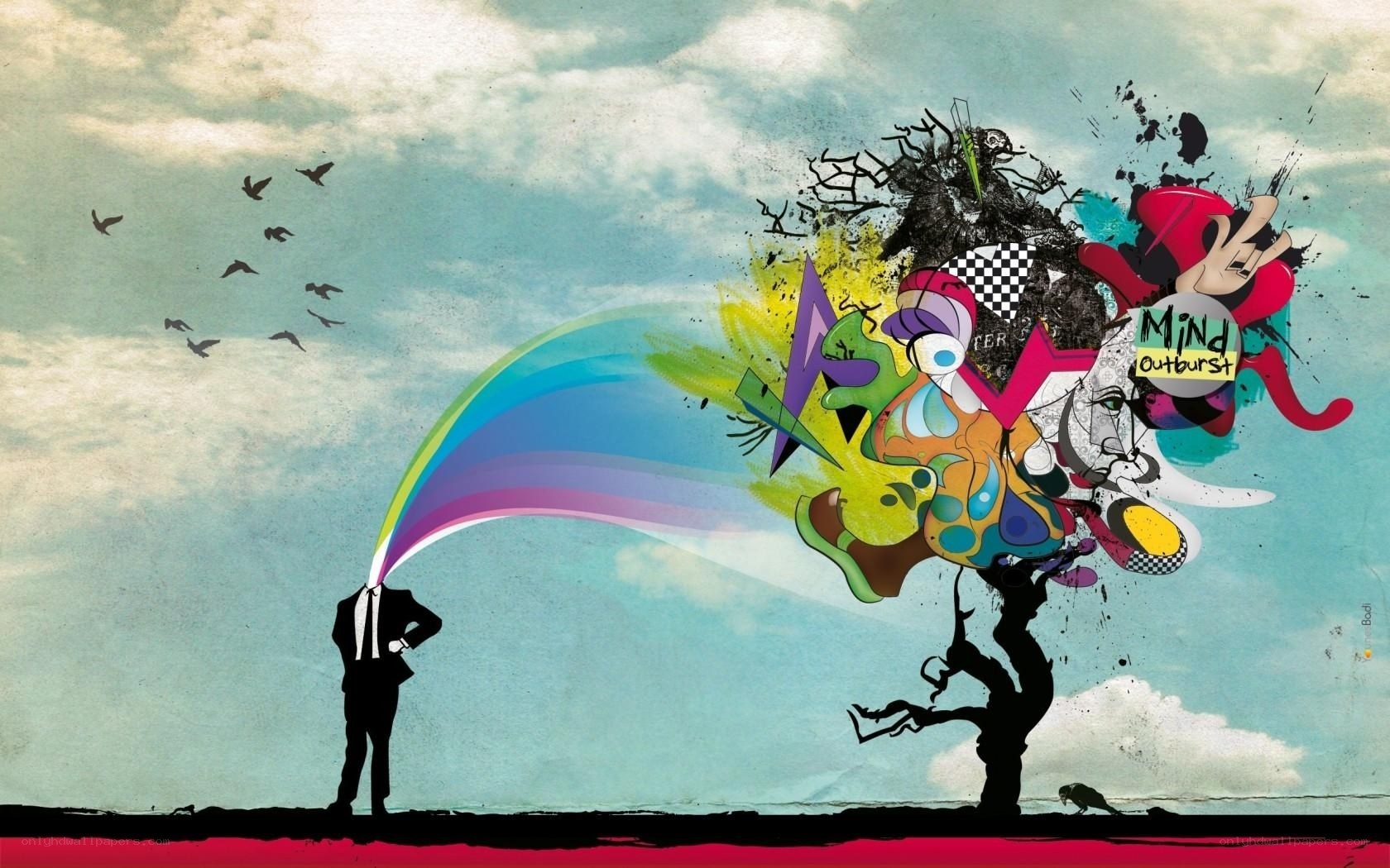 mind burst art