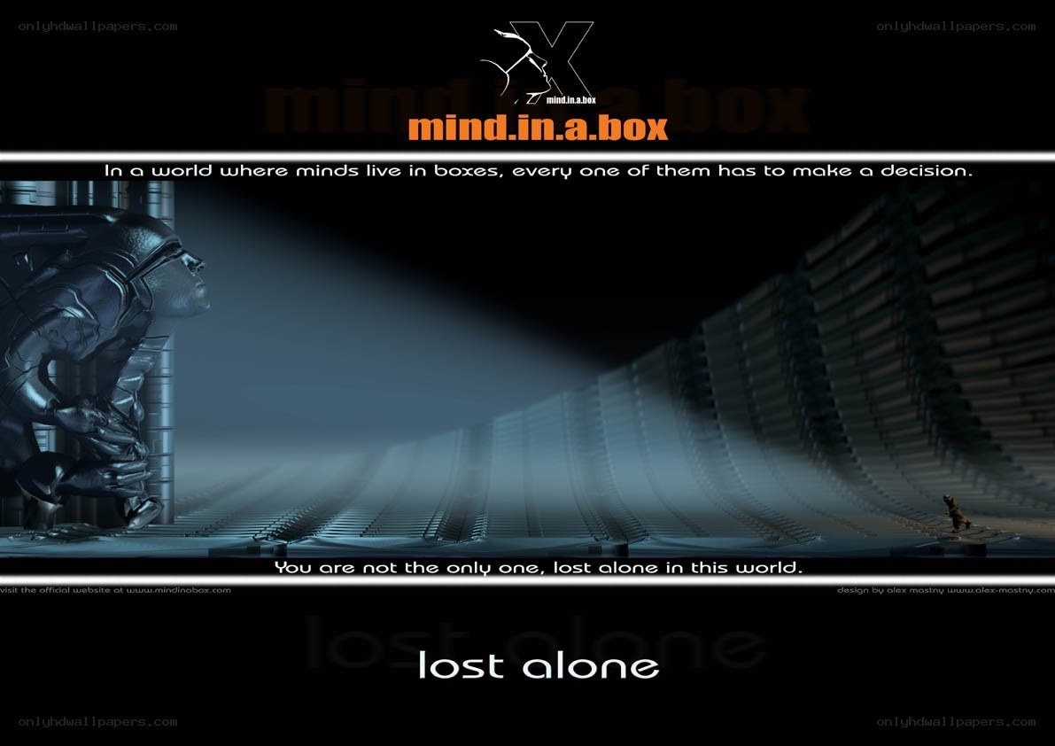 mind.in.a.box: lost alone