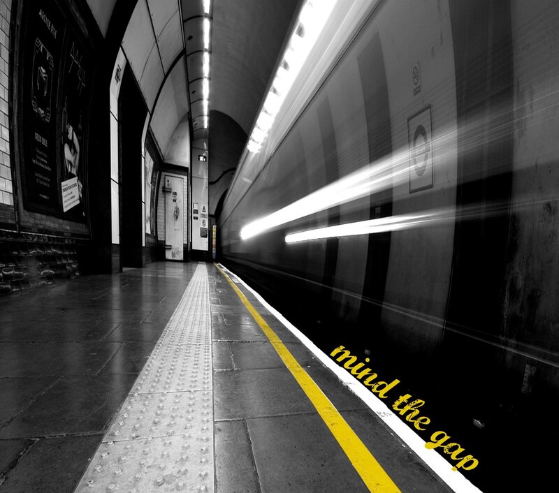 Mind the gap at subway station