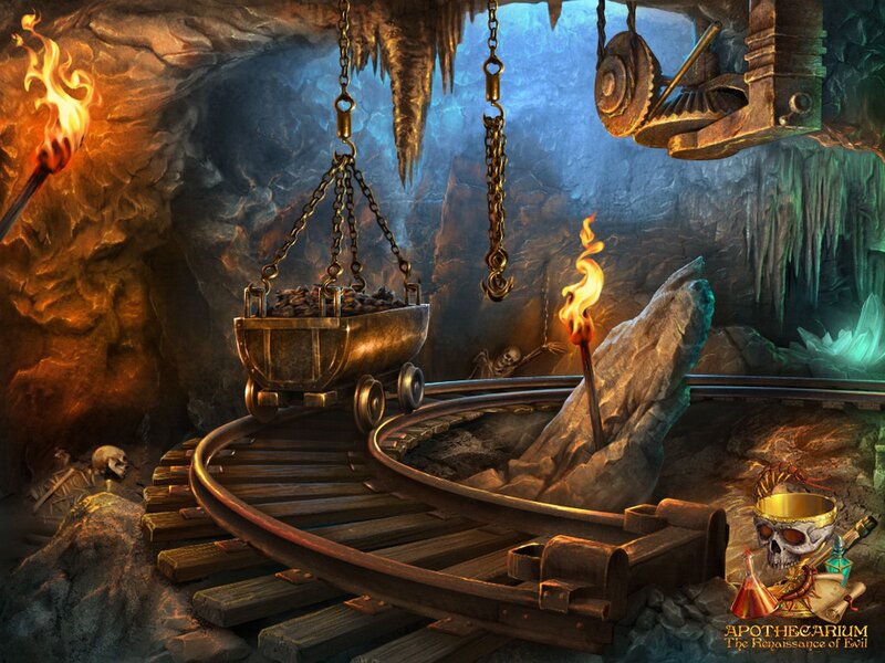 Mine Cart in Cave