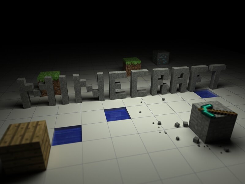 Minecraft block text