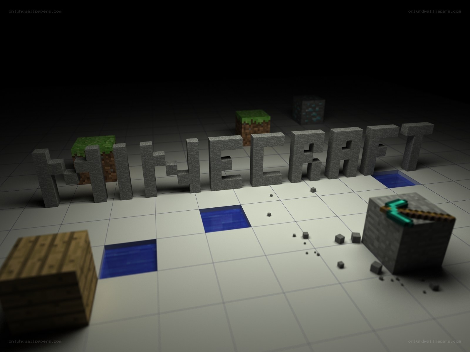 Minecraft block text