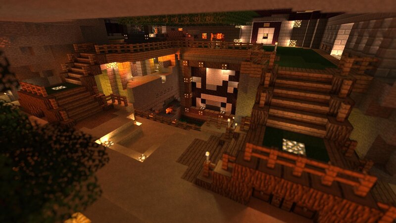 Minecraft Building Interior — Brown