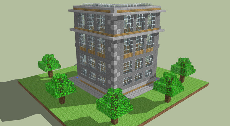 Minecraft building model