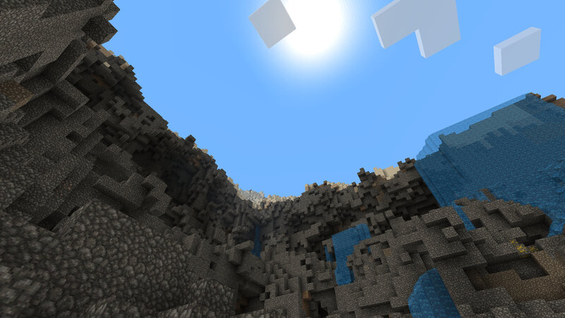 Minecraft canyon view