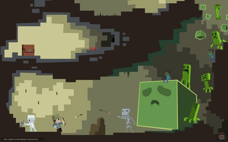 Minecraft cave adventure