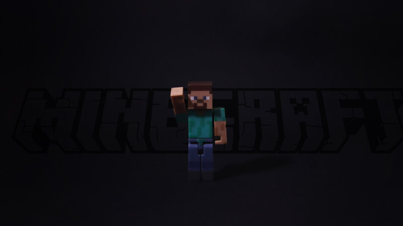 Minecraft Character Figure — Black