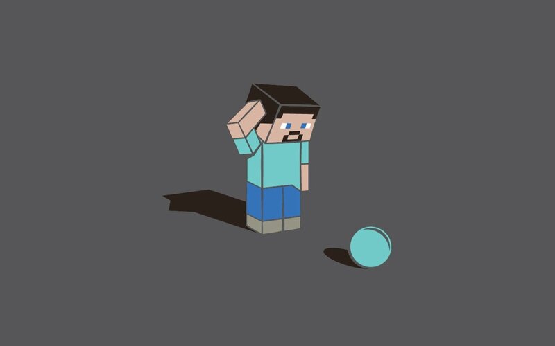 Minecraft Character — Gray