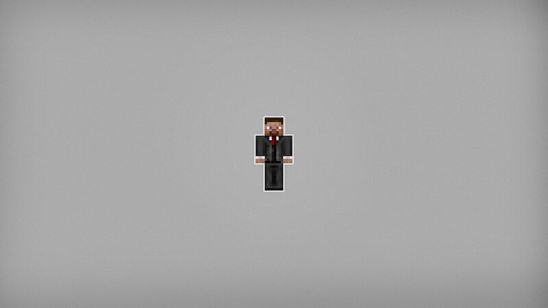 Minecraft Character in Suit
