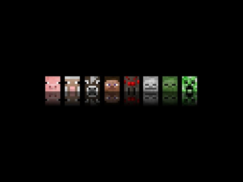 Minecraft character lineup