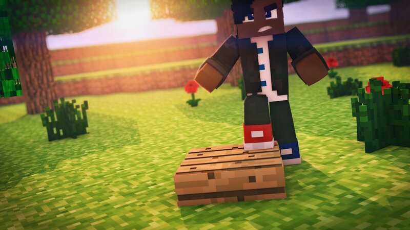Minecraft Character Standing