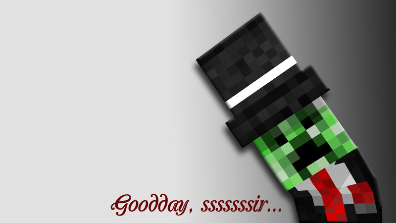 Minecraft character with top hat