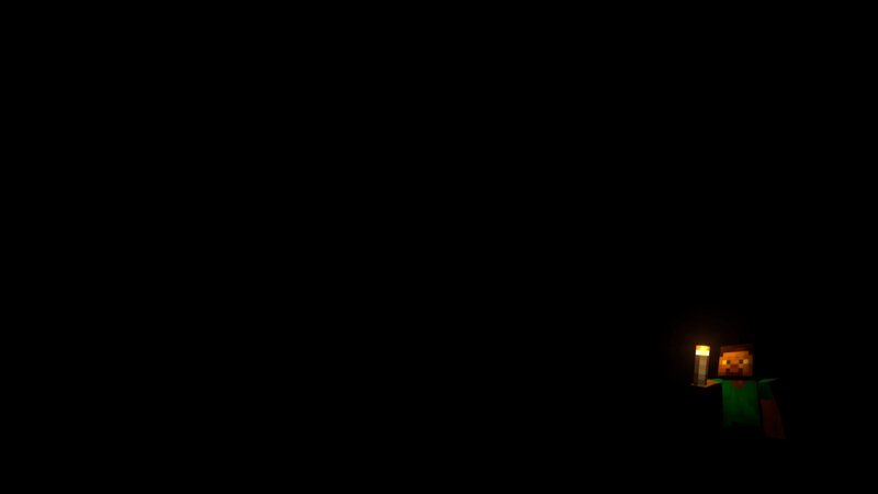 Minecraft Character with Torch