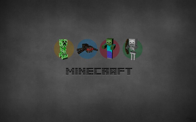 Minecraft Characters — Gray