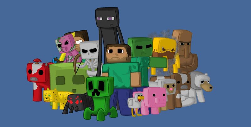 Minecraft characters group