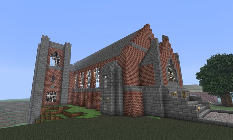 Minecraft church building