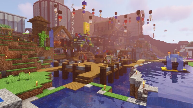 Minecraft City Dock