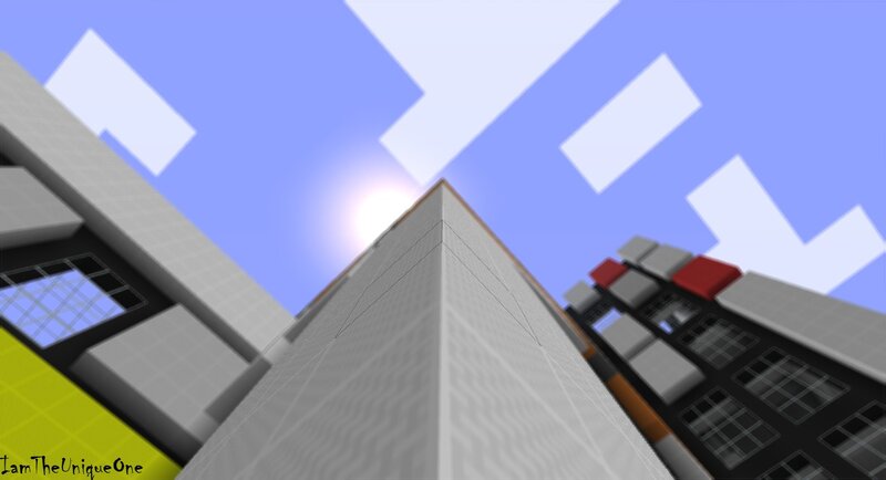 Minecraft city skyline