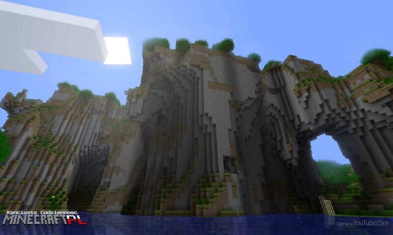 Minecraft cliff formation