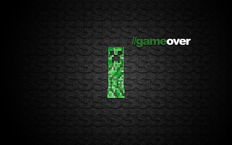 Minecraft Creeper game over