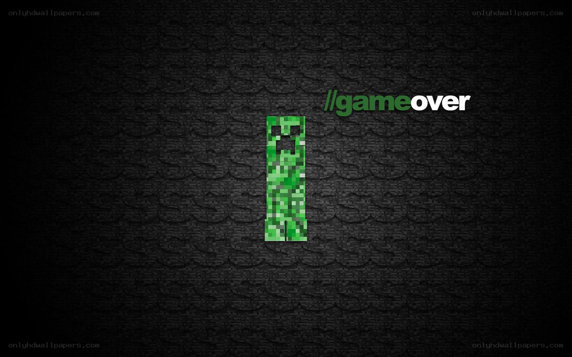 Minecraft Creeper game over