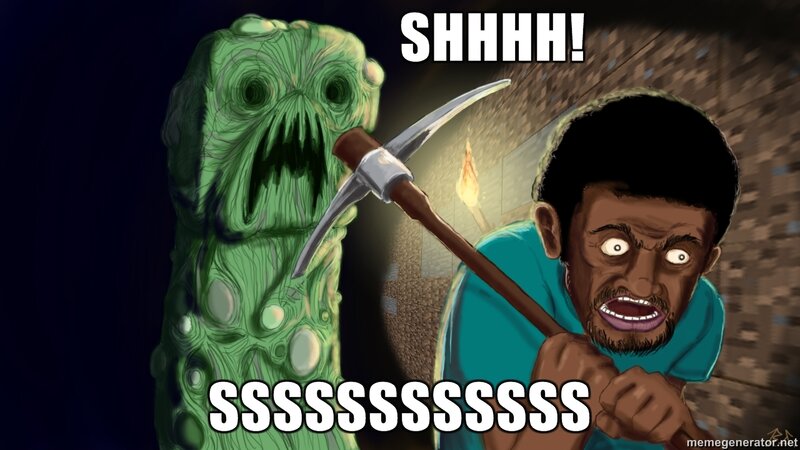 Minecraft Creeper Meme