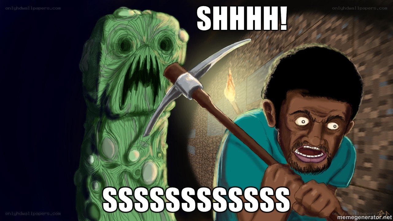 Minecraft Creeper Meme