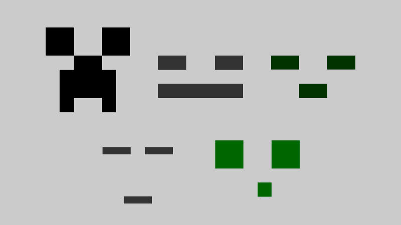 Minecraft Creeper pixel art