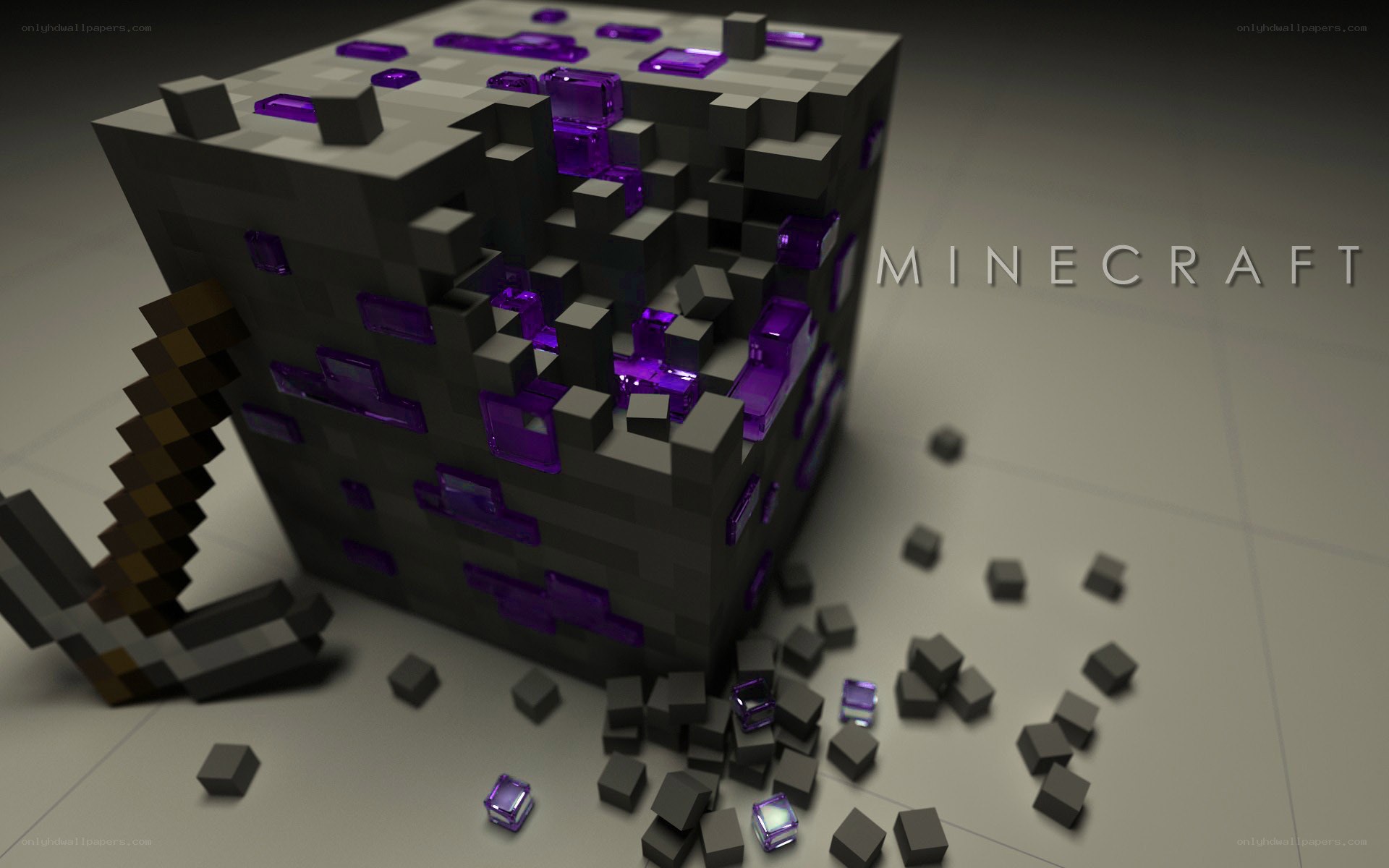 Minecraft diamond ore block