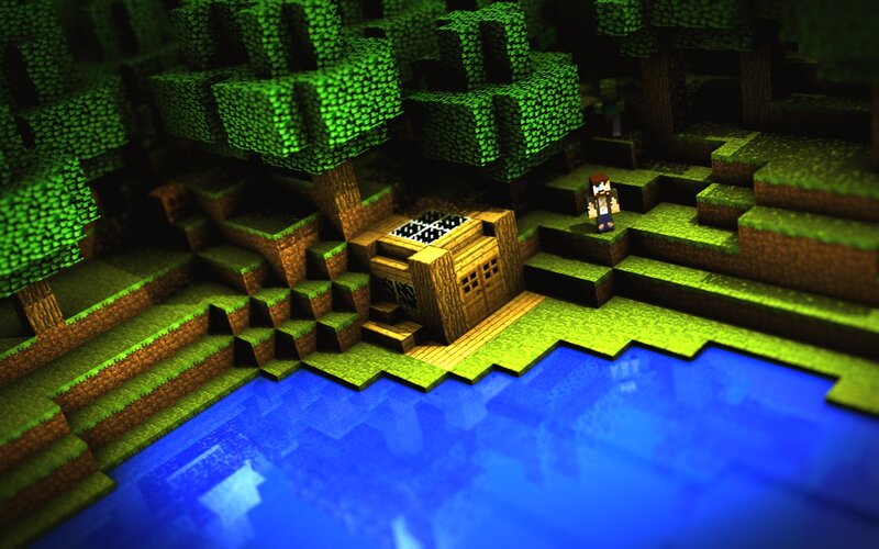 Minecraft forest house